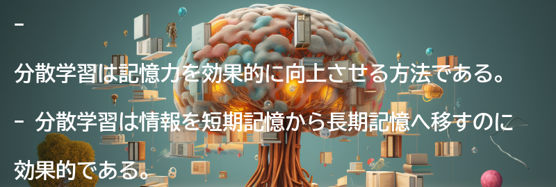 分散学習のメリットと効果の要点まとめ