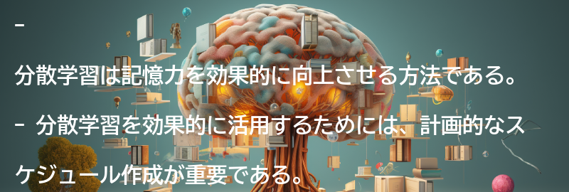 分散学習を効果的に活用するためのヒントとコツの要点まとめ