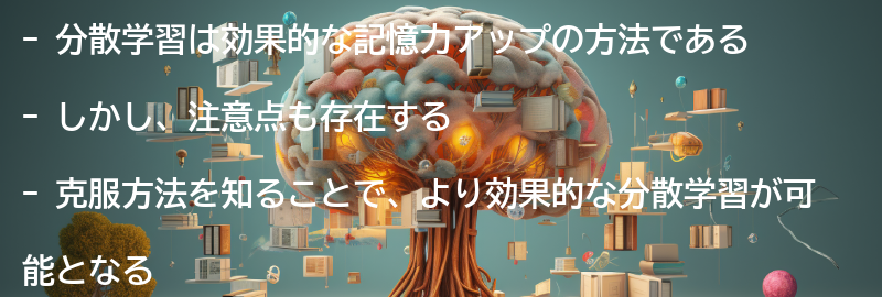 分散学習の注意点と克服方法の要点まとめ