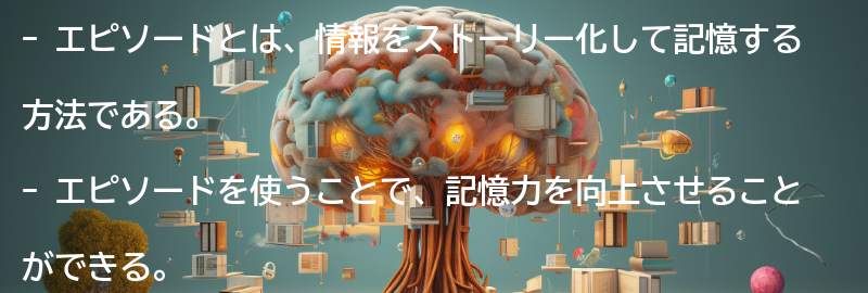 エピソードとは何か?の要点まとめ