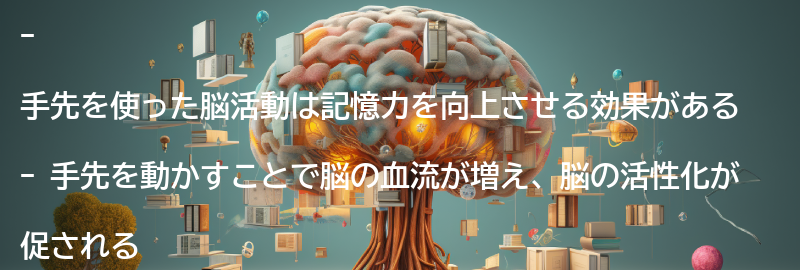 手先を使った脳活の効果の要点まとめ
