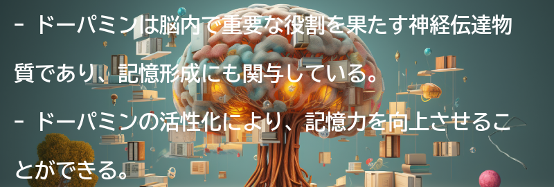 ドーパミンの活性化による記憶力向上の方法の要点まとめ