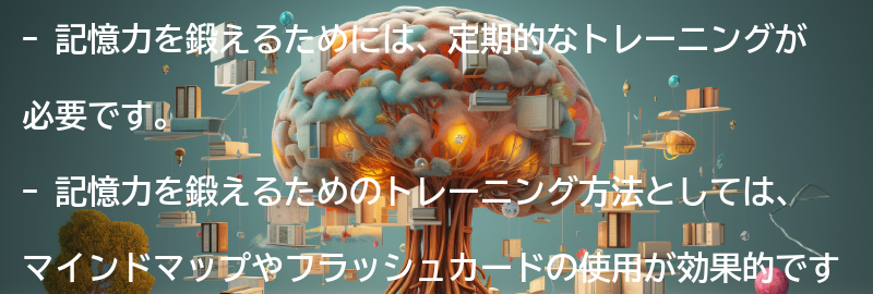 記憶力を鍛えるトレーニング方法の要点まとめ