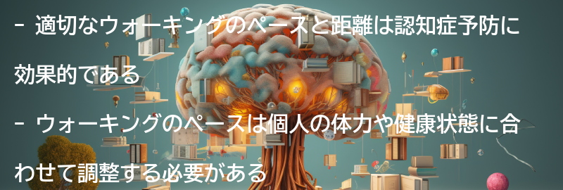 適切なウォーキングのペースと距離の要点まとめ