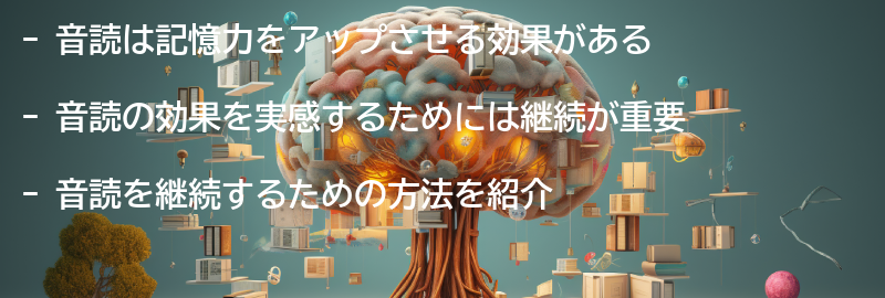 音読の効果を実感するための継続方法の要点まとめ