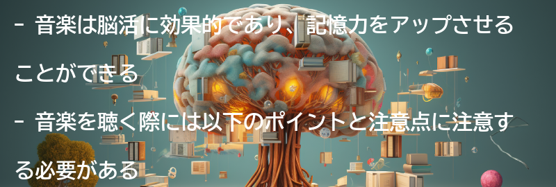 音楽を聴く際のポイントと注意点の要点まとめ