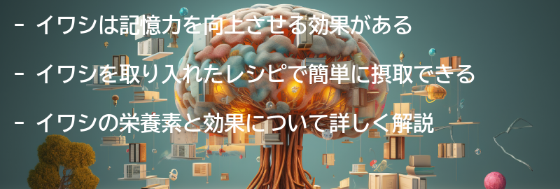 イワシを取り入れたレシピの要点まとめ