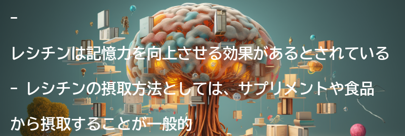 レシチンの摂取方法と注意点の要点まとめ