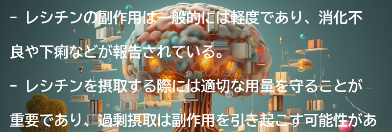 レシチンの副作用と注意事項の要点まとめ