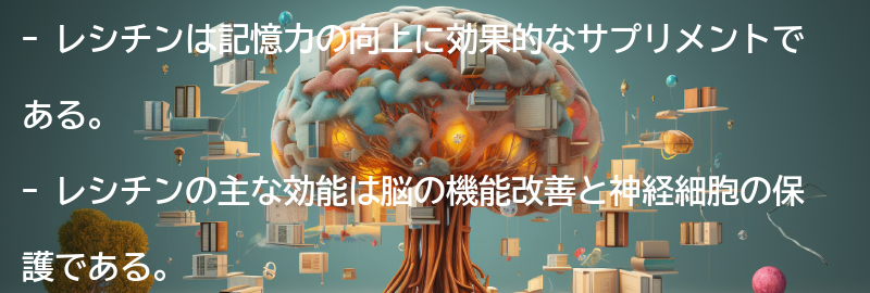 レシチンを取り入れた成功事例の紹介の要点まとめ