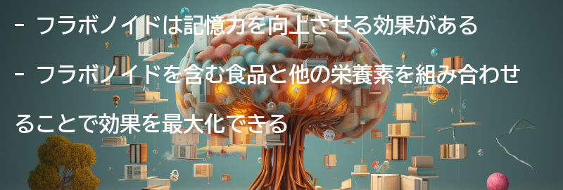 他の記憶力アップに効果的な栄養素との組み合わせの要点まとめ