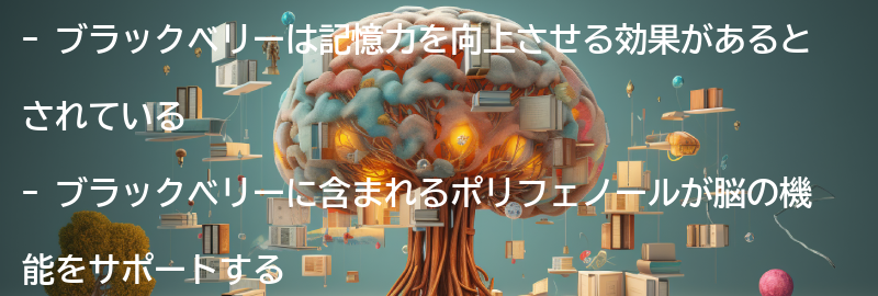 ブラックベリーが記憶力に与える影響の要点まとめ