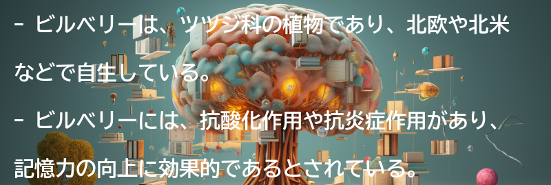 ビルベリーとは何か？その特徴と効果についての要点まとめ