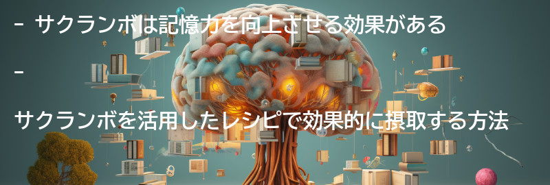 サクランボを活用したレシピの要点まとめ