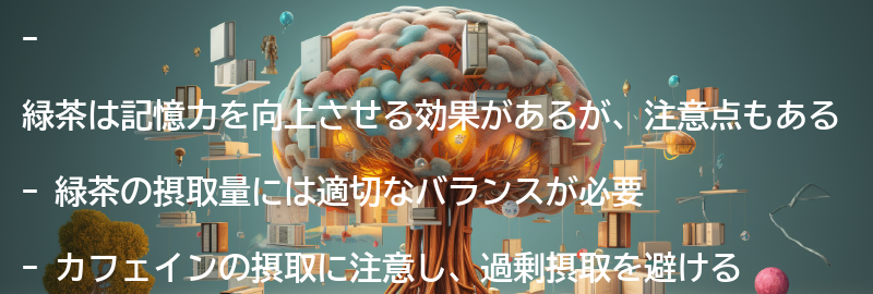 緑茶の注意点の要点まとめ