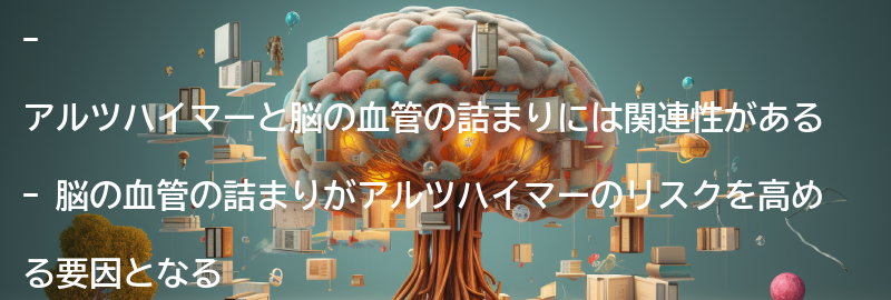 アルツハイマーのリスクを高める脳の血管の詰まりの要因の要点まとめ