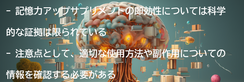 注意点と副作用についての要点まとめ
