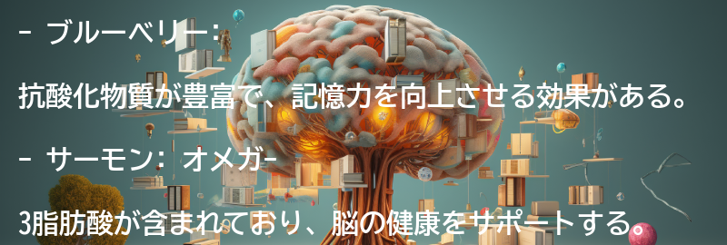 くるみ以外の記憶力アップに効果的な食べ物の紹介の要点まとめ