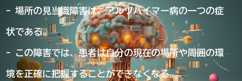 場所の見当識障害とはの要点まとめ