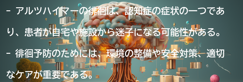 徘徊予防のためのケア方法の要点まとめ